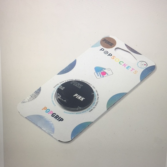 PINK VICTORIA’S SECRET - POPSOCKETS POPGRIP (NWT) - Picture 1 of 2
